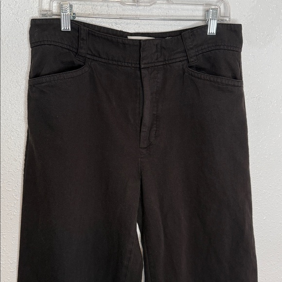 Vince Women's Black High-Waist Washed Casual Pant Size 12 - Picture 3 of 6